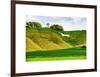 The Cherhill White House is a hill Figure on Cherhill - Wiltshire - UK - England - United Kingdom-Philippe Hugonnard-Framed Art Print