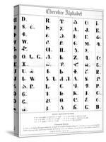 The Cherokee Alphabet-null-Stretched Canvas