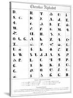 The Cherokee Alphabet-null-Stretched Canvas