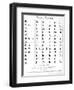 The Cherokee Alphabet-null-Framed Giclee Print