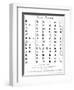 The Cherokee Alphabet-null-Framed Giclee Print