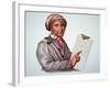 The Cherokee Scholar, Sequoyah-null-Framed Giclee Print