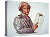 The Cherokee Scholar, Sequoyah-null-Stretched Canvas