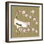 The Cherry Blossom And The Crane-Claire Huntley-Framed Giclee Print