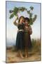 The Cherry Branch, 1881 (Oil on Canvas)-William-Adolphe Bouguereau-Mounted Giclee Print