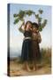 The Cherry Branch, 1881 (Oil on Canvas)-William-Adolphe Bouguereau-Stretched Canvas