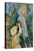 The Cherry Picker-Berthe Morisot-Stretched Canvas