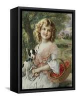 The Cherry Pickers-Emile Vernon-Framed Stretched Canvas