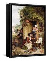 The Cherry Seller, 1856-George Smith-Framed Stretched Canvas