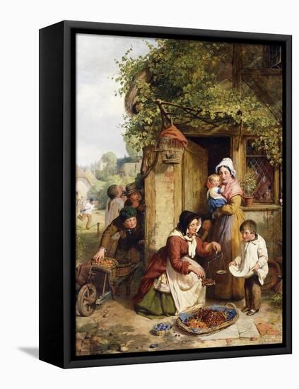 The Cherry Seller, 1856-George Smith-Framed Stretched Canvas
