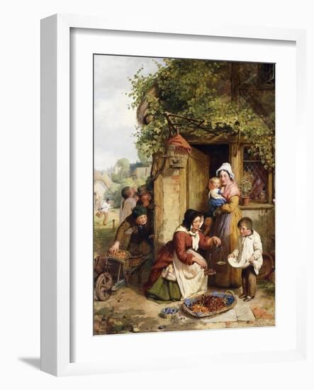 The Cherry Seller, 1856-George Smith-Framed Giclee Print