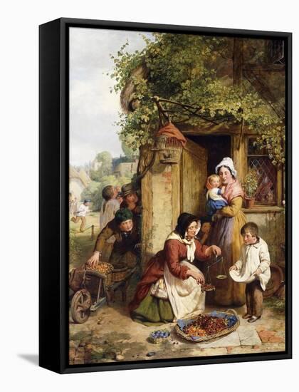 The Cherry Seller, 1856-George Smith-Framed Stretched Canvas