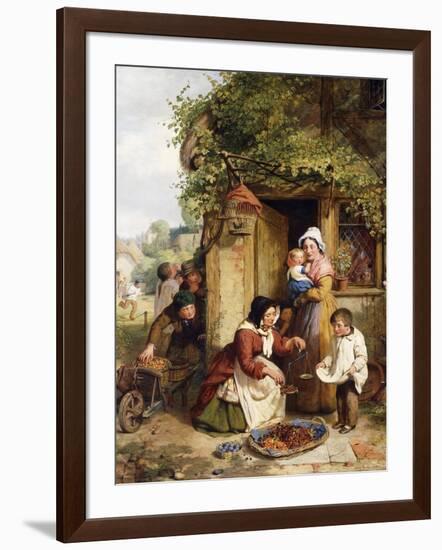 The Cherry Seller, 1856-George Smith-Framed Giclee Print