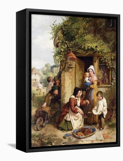 The Cherry Seller-George Smith-Framed Stretched Canvas