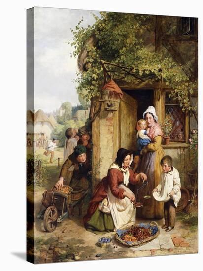 The Cherry Seller-George Smith-Stretched Canvas