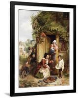 The Cherry Seller-George Smith-Framed Giclee Print