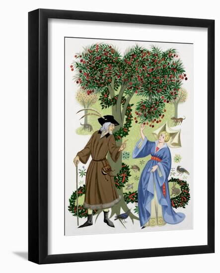 The Cherry Tree Carol-Peder Severin Kröyer-Framed Giclee Print