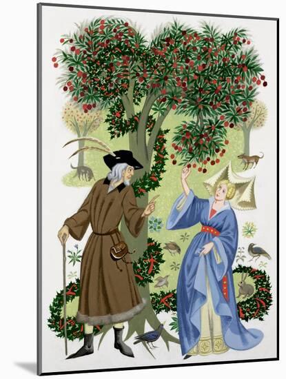 The Cherry Tree Carol-Peder Severin Kröyer-Mounted Giclee Print
