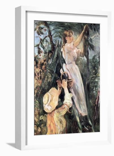 The Cherry Tree-Berthe Morisot-Framed Art Print