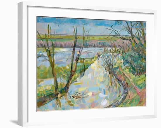 The Cherwell from Rousham I-Erin Townsend-Framed Giclee Print