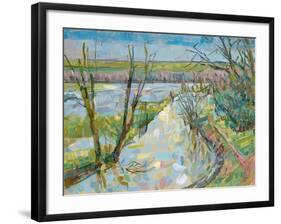 The Cherwell from Rousham I-Erin Townsend-Framed Giclee Print