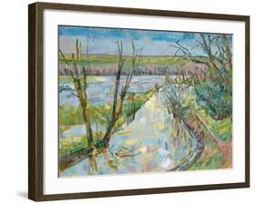 The Cherwell from Rousham I-Erin Townsend-Framed Giclee Print