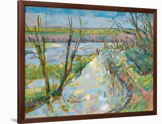 The Cherwell from Rousham I-Erin Townsend-Framed Giclee Print