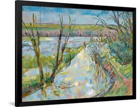 The Cherwell from Rousham I-Erin Townsend-Framed Giclee Print