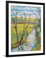 The Cherwell from Rousham II-Erin Townsend-Framed Giclee Print