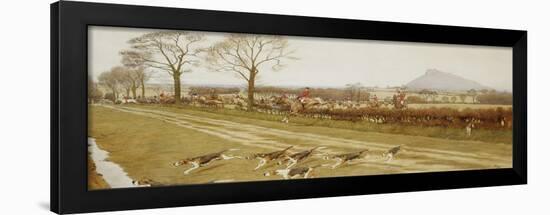 The Cheshire - Away from Tattenhall, 1912-Cecil Aldin-Framed Giclee Print