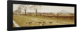 The Cheshire - Away from Tattenhall, 1912-Cecil Aldin-Framed Premium Giclee Print
