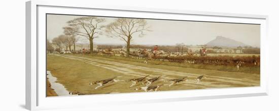 The Cheshire - Away from Tattenhall, 1912-Cecil Aldin-Framed Giclee Print