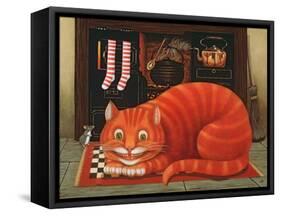 The Cheshire Cat, 1993-Frances Broomfield-Framed Stretched Canvas