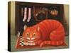 The Cheshire Cat, 1993-Frances Broomfield-Stretched Canvas