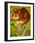 The Cheshire Cat at Daresbury-Frances Broomfield-Framed Giclee Print