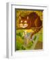 The Cheshire Cat at Daresbury-Frances Broomfield-Framed Premium Giclee Print