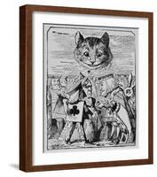 The Cheshire Cat-John Tenniel-Framed Giclee Print