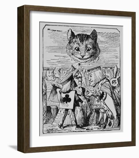 The Cheshire Cat-John Tenniel-Framed Giclee Print