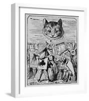 The Cheshire Cat-John Tenniel-Framed Giclee Print