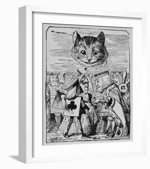 The Cheshire Cat-John Tenniel-Framed Giclee Print