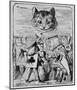 The Cheshire Cat-John Tenniel-Mounted Giclee Print