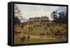 The Cheshire Hunt - the Meet at Calveley Hall-George Goodwin Kilburne-Framed Stretched Canvas