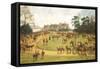 The Cheshire Hunt: The Meet at Calverley Hall-George Goodwin Kilburne-Framed Stretched Canvas