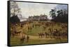 The Cheshire Hunt: the Meet at Calverly Hall-George Goodwin Kilburne-Framed Stretched Canvas