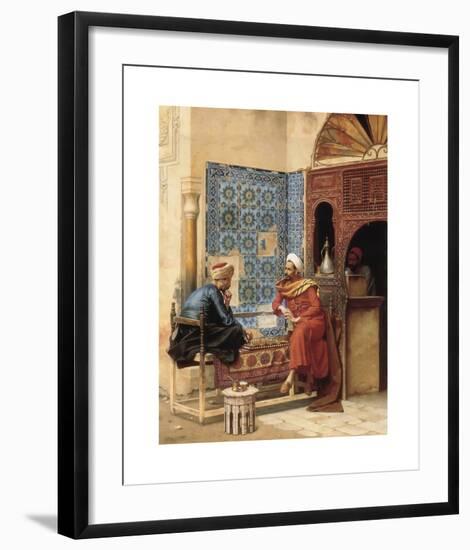 The Chess Game-Ludwig Deutsch-Framed Premium Giclee Print