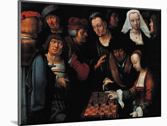 The Chess Players, 1510-Lucas van Leyden-Mounted Giclee Print
