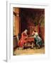 The Chess Players, 1856-Jean-Louis Ernest Meissonier-Framed Giclee Print