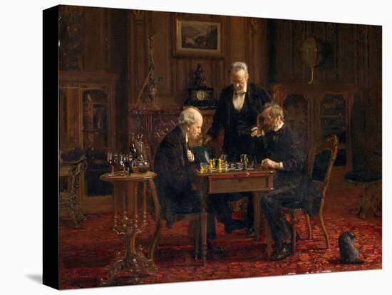 The Chess Players, 1876-Thomas Cowperthwait Eakins-Stretched Canvas