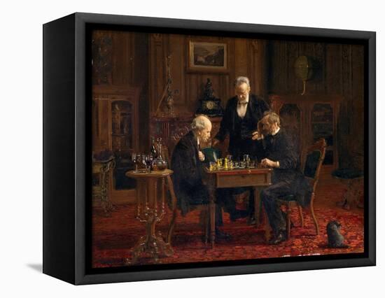 The Chess Players, 1876-Thomas Cowperthwait Eakins-Framed Stretched Canvas