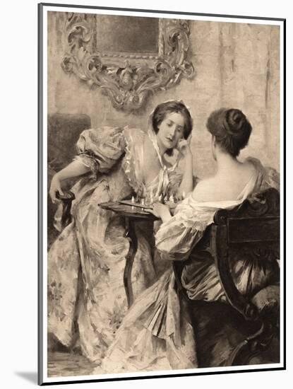 The Chess Players, 1903-Samuel Melton Fisher-Mounted Giclee Print